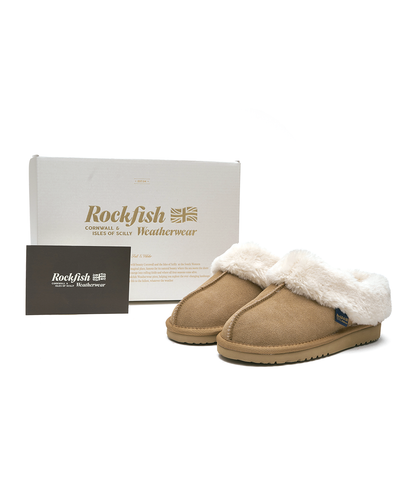 รองเท้าเปิดส้น ORIGINAL WINTER FUR MULE - CHESTNUT