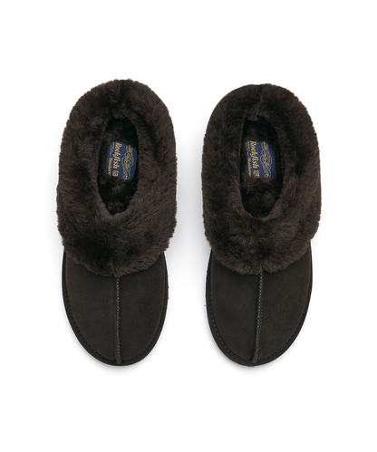 รองเท้าเปิดส้น ORIGINAL WINTER FUR MULE - CHOCO