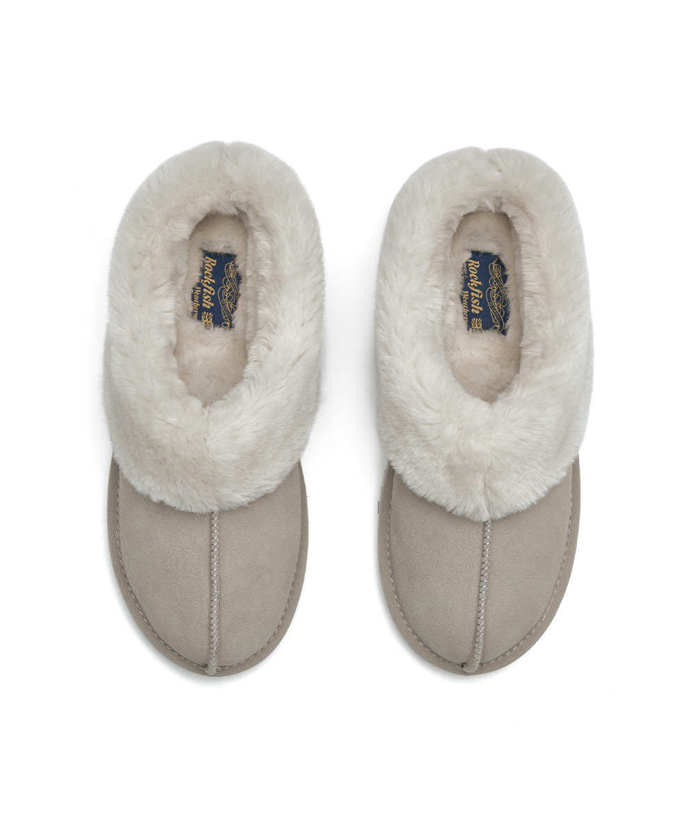 ORIGINAL WINTER FUR MULE - BUTTER
