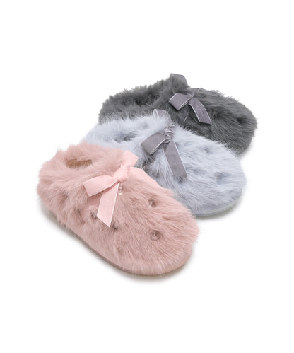 X SUSAN FANG FURRY MULE - PINK