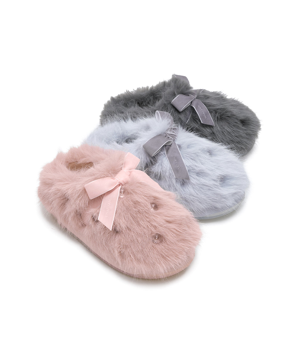 รองเท้าเปิดส้น X SUSAN FANG FURRY MULE - BLUE