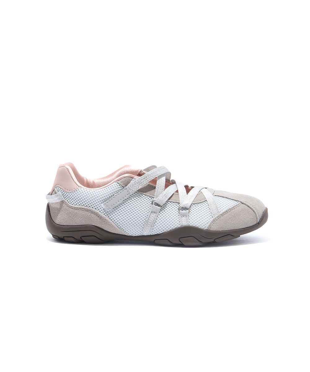 ZANE X-STRAP SNEAKERS - SILVER