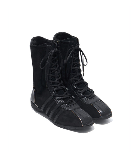 รองเท้าผ้าใบ BLISS HIGHTOP SNEAKERS - BLACK