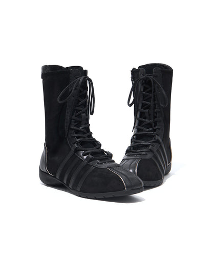 รองเท้าผ้าใบ BLISS HIGHTOP SNEAKERS - BLACK