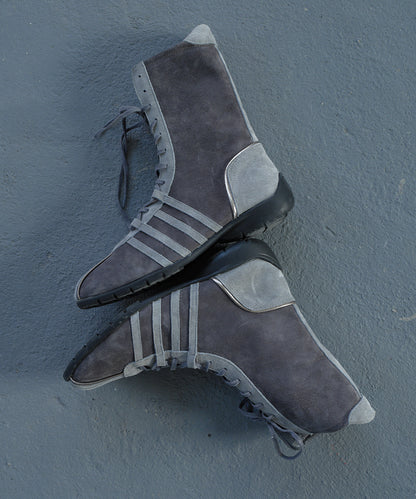 รองเท้าผ้าใบ BLISS HIGHTOP SNEAKERS - GREY