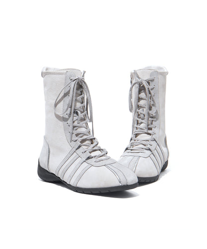 รองเท้าผ้าใบ BLISS HIGHTOP SNEAKERS - IVORY