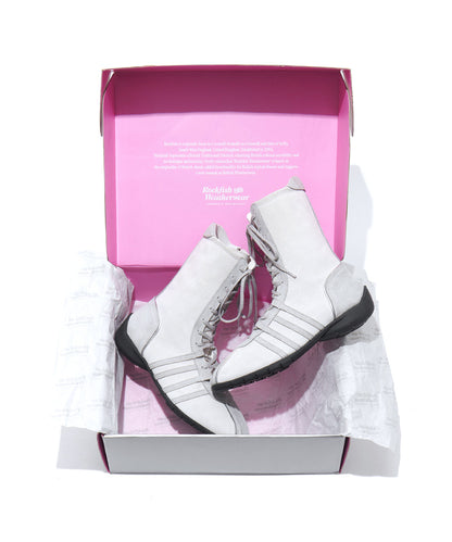 รองเท้าผ้าใบ BLISS HIGHTOP SNEAKERS - IVORY