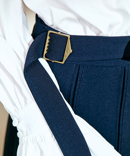 กระโปรงพลีท PLEATS SKIRT - NAVY