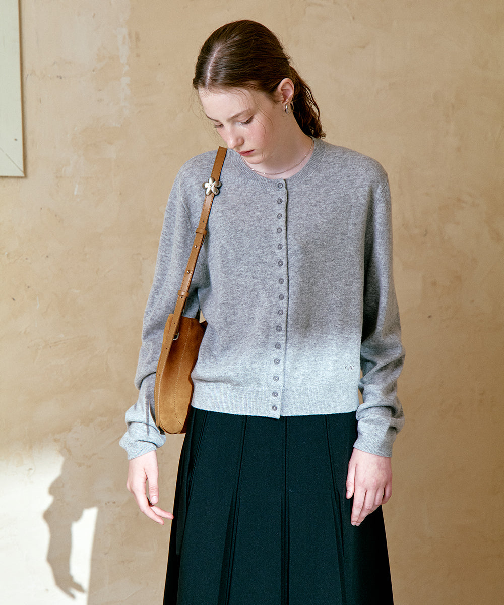 เสื้อคาร์ดิแกน CLASSIC WOOL CARDIGAN - GREY