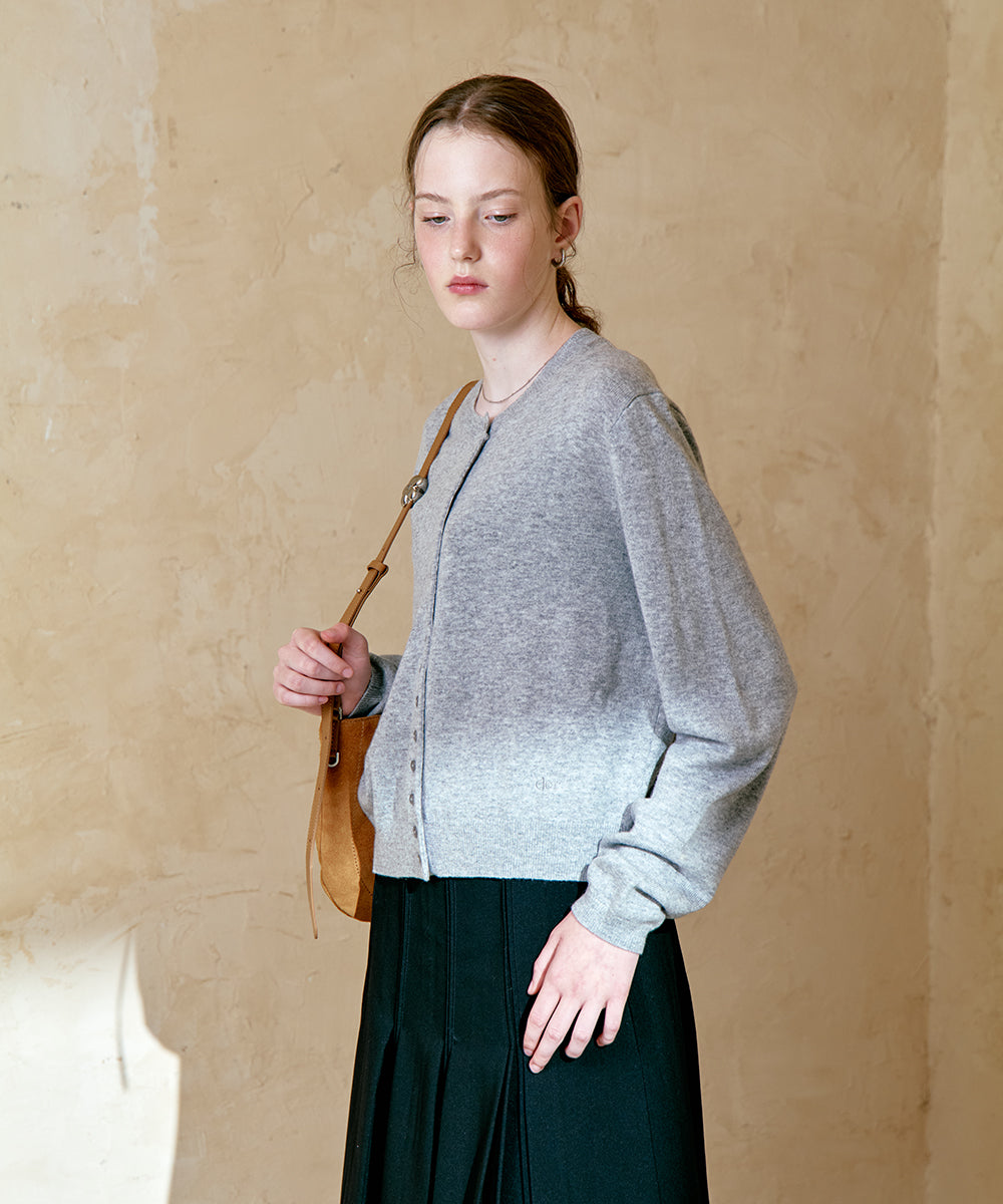 เสื้อคาร์ดิแกน CLASSIC WOOL CARDIGAN - GREY