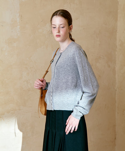 เสื้อคาร์ดิแกน CLASSIC WOOL CARDIGAN - GREY