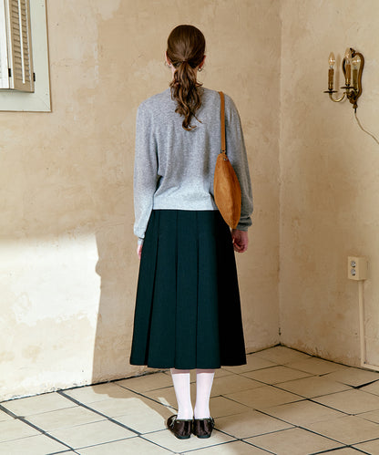 เสื้อคาร์ดิแกน CLASSIC WOOL CARDIGAN - GREY