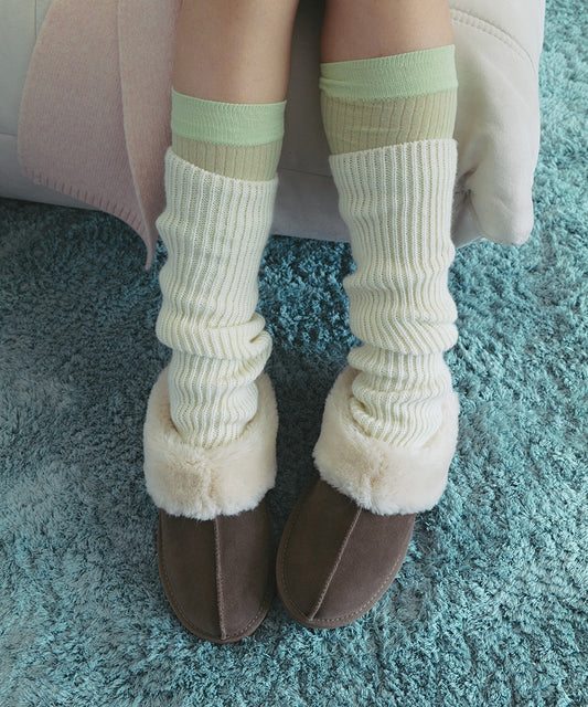 รองเท้าเปิดส้น ORIGINAL WINTER FUR MULE - COCOA