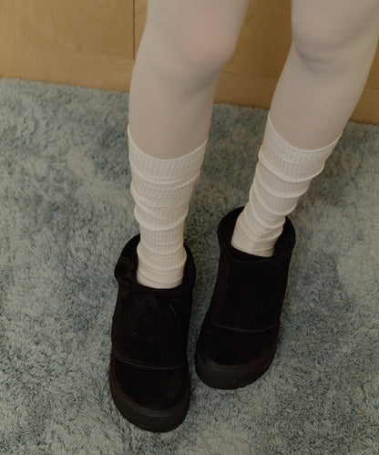 รองเท้าเปิดส้น MAXI FOLDED MULE - BLACK