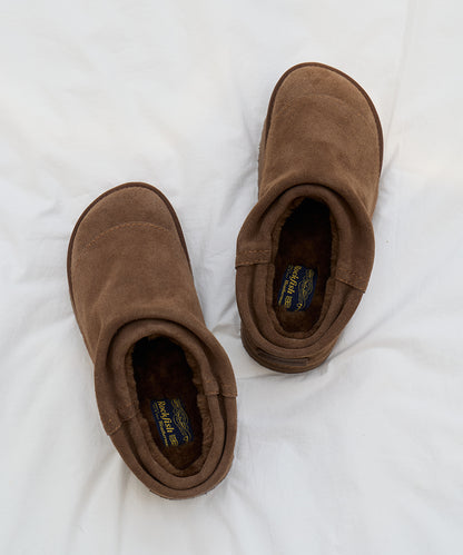 รองเท้าเปิดส้น MAXI FOLDED MULE - COCOA