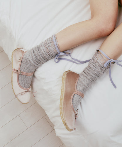 รองเท้าแมรี่เจน BELLA MARYJANES(PEBBLE SOLE) - PINK