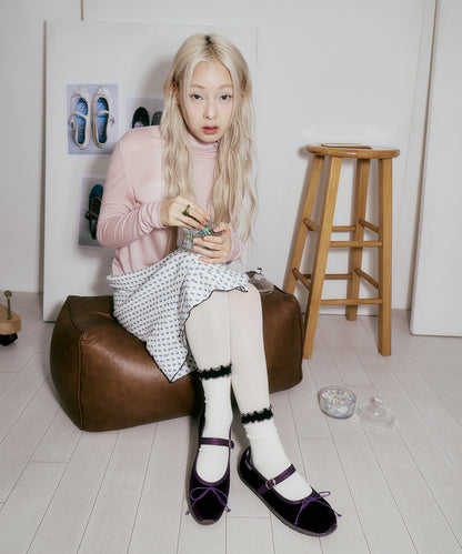 รองเท้าแมรี่เจน BELLA MARYJANES(PEBBLE SOLE) - PURPLE