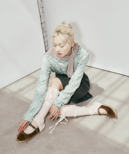 รองเท้าแมรี่เจน BELLA MARYJANES(PEBBLE SOLE) - BROWN