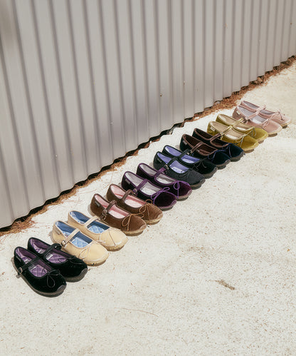 รองเท้าแมรี่เจน BELLA MARYJANES(PEBBLE SOLE) - OLIVE