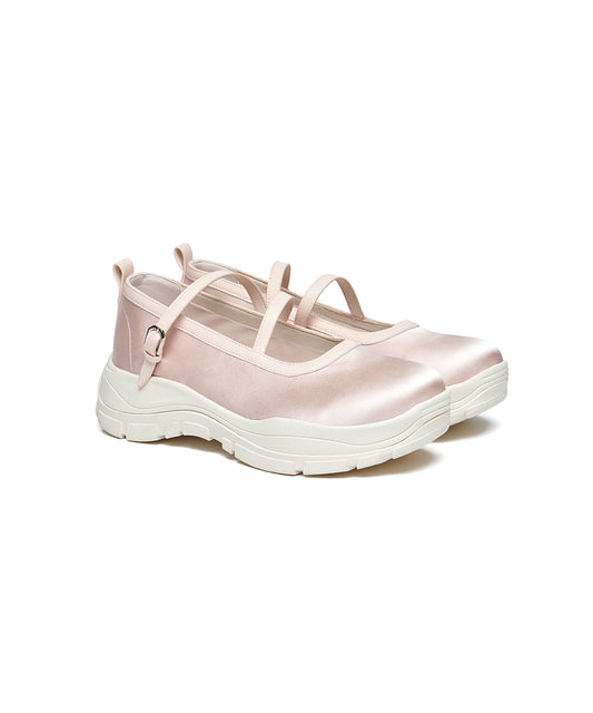 รองเท้าแมรี่เจน FLATFORM Z-STRAP MARYJANE - PINK