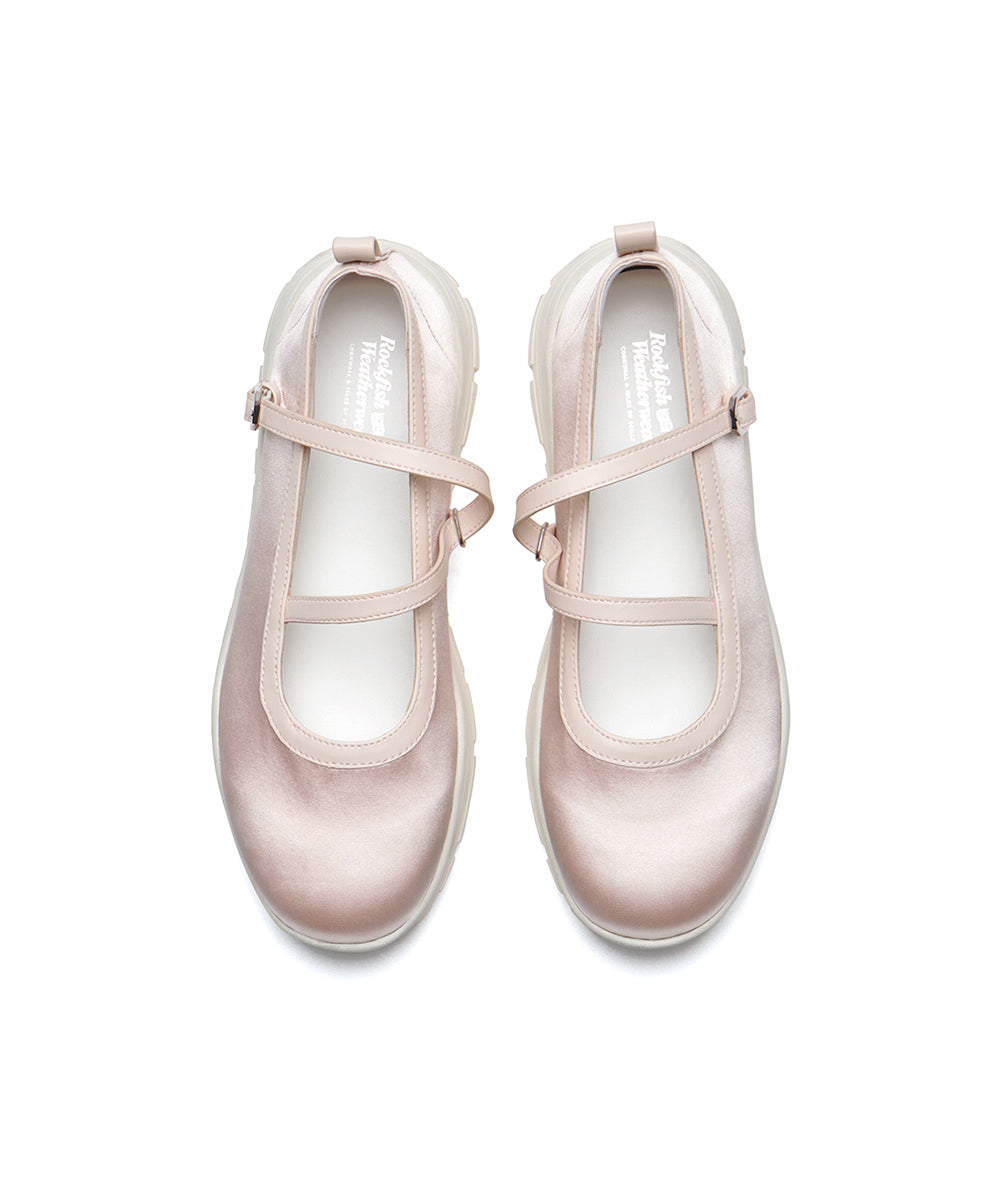 รองเท้าแมรี่เจน FLATFORM Z-STRAP MARYJANE - PINK