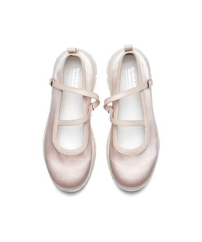 รองเท้าแมรี่เจน FLATFORM Z-STRAP MARYJANE - PINK