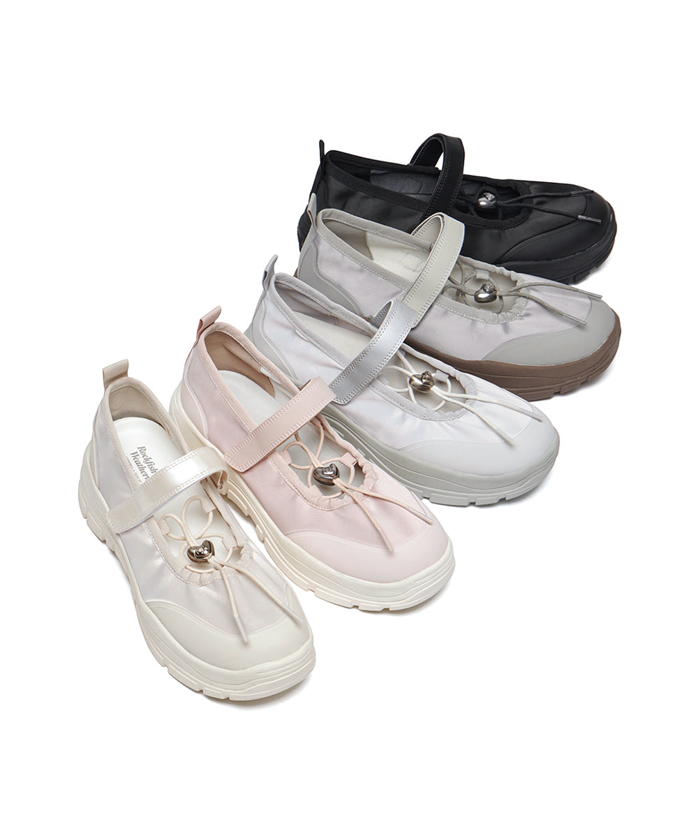 รองเท้าแมรี่เจน FLATFORM STRING MARYJANE - PINK