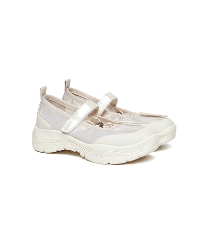 รองเท้าแมรี่เจน FLATFORM STRING MARYJANE - CREAM