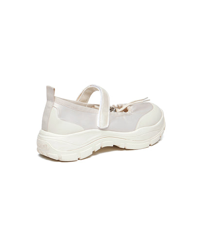 รองเท้าแมรี่เจน FLATFORM STRING MARYJANE - CREAM