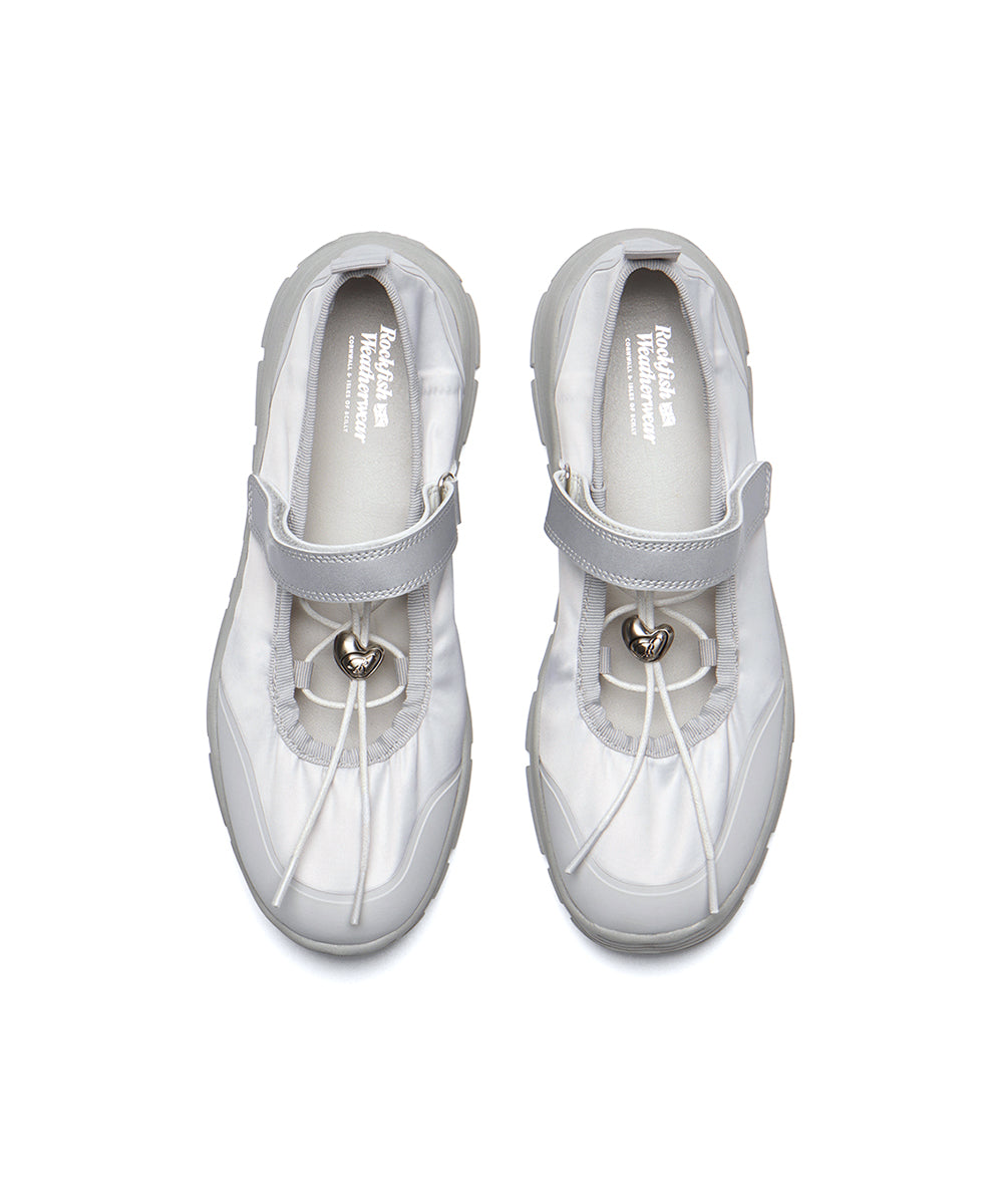 รองเท้าแมรี่เจน FLATFORM STRING MARYJANE - LIGHT GREY