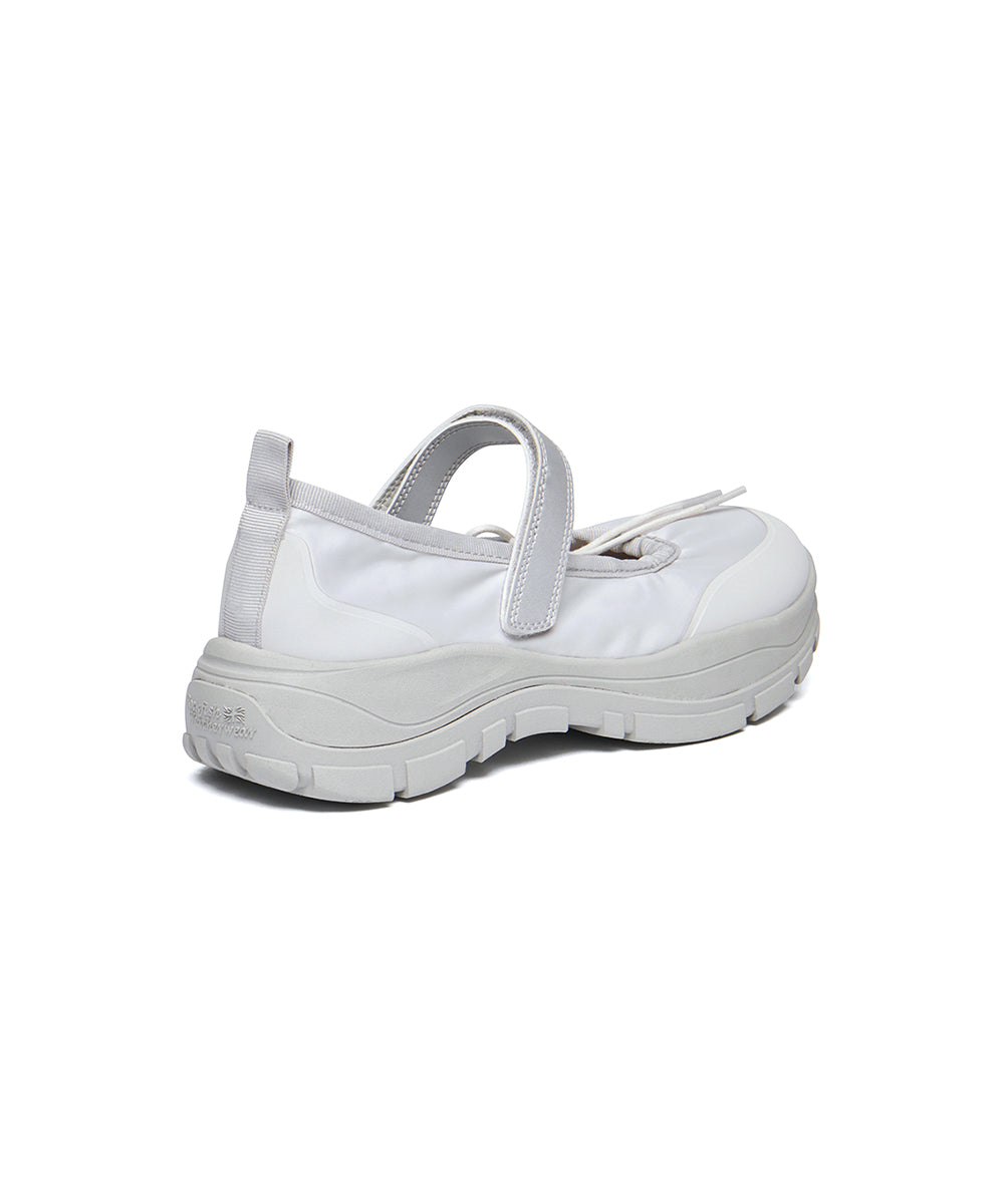 รองเท้าแมรี่เจน FLATFORM STRING MARYJANE - LIGHT GREY