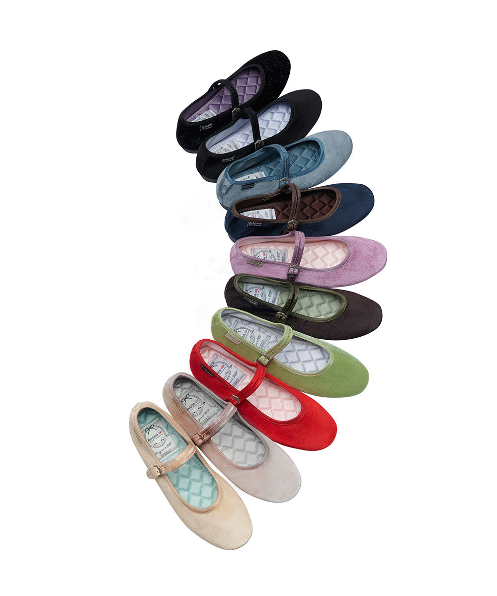 รองเท้าแมรี่เจน BELLA QUILTED MARYJANE - BEIGE