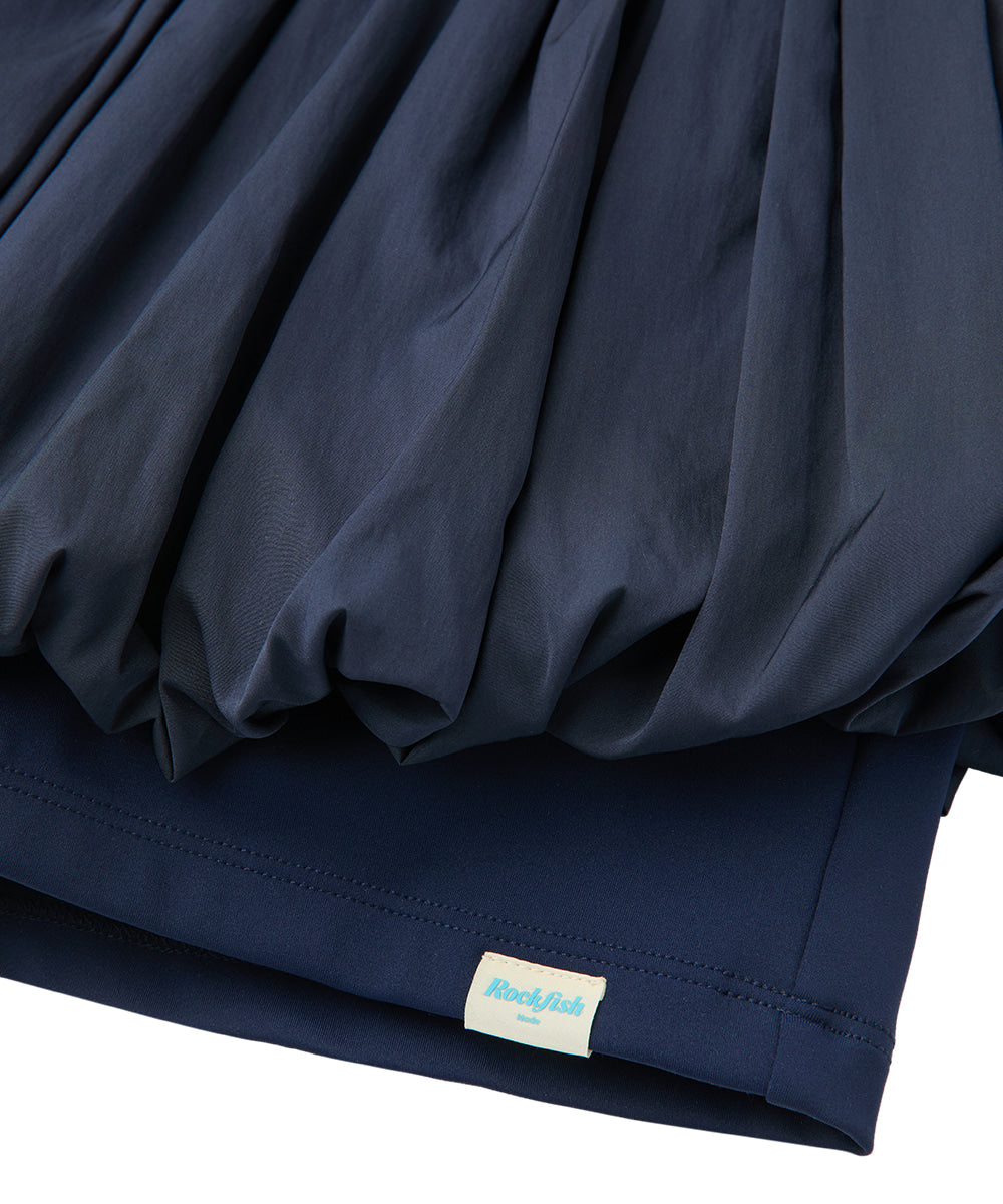 กระโปรงกางเกง BALLOON SKIRT-PANTS - NAVY