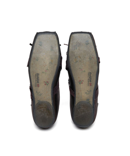 รองเท้าแมรี่เจน BANDING BALLET FLAT - BROWN