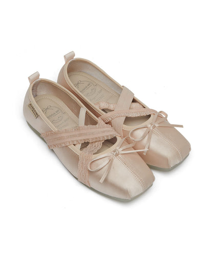 รองเท้าแมรี่เจน BANDING BALLET FLAT - PINK
