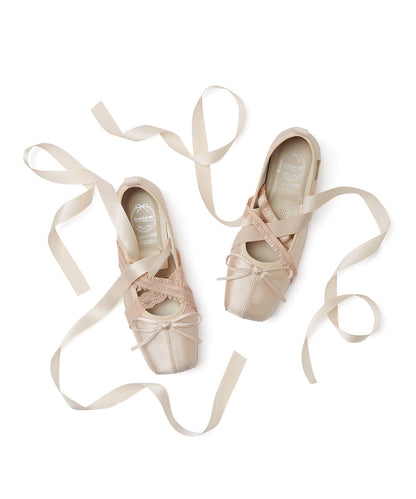 รองเท้าแมรี่เจน BANDING BALLET FLAT - PINK