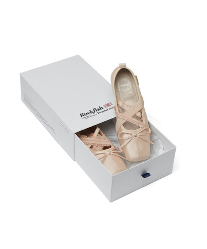 รองเท้าแมรี่เจน BANDING BALLET FLAT - PINK