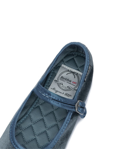 รองเท้าแมรี่เจน BELLA QUILTED MARYJANE - GREY