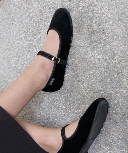 BELLA QUILTED MARYJANE - BLACK
