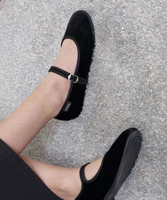 BELLA QUILTED MARYJANE - BLACK
