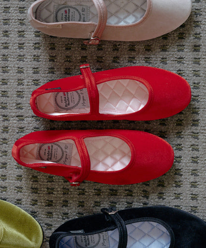 รองเท้าแมรี่เจน BELLA QUILTED MARYJANE - RED