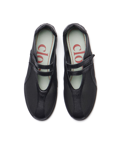 รองเท้าผ้าใบ TWIN SHEER MESH SNEAKER - BLACK