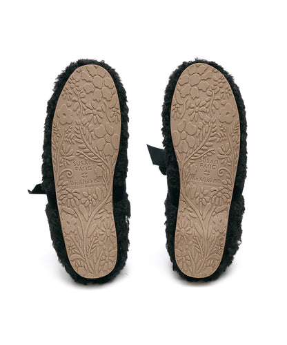 X SUSAN FANG FURRY MARYJANE - BLACK