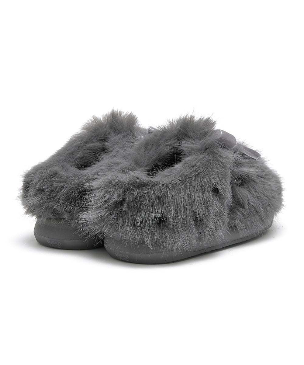 รองเท้าเปิดส้น X SUSAN FANG FURRY MULE - GREY
