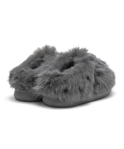 รองเท้าเปิดส้น X SUSAN FANG FURRY MULE - GREY