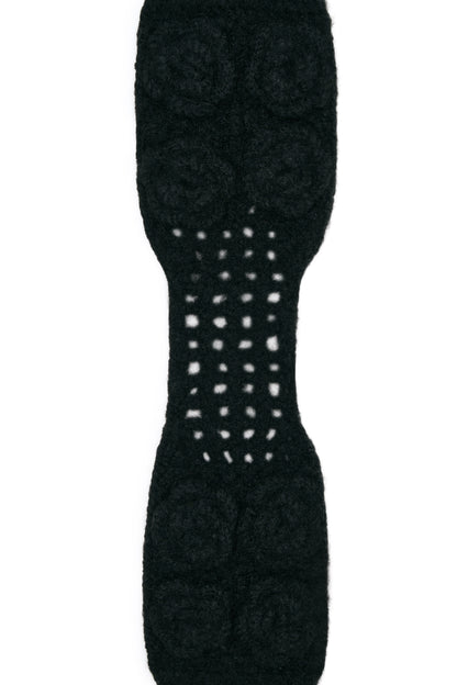 ที่ปิดหูกันหนาว HANDMADE FLOWER CROCHET EARMUFF - BLACK