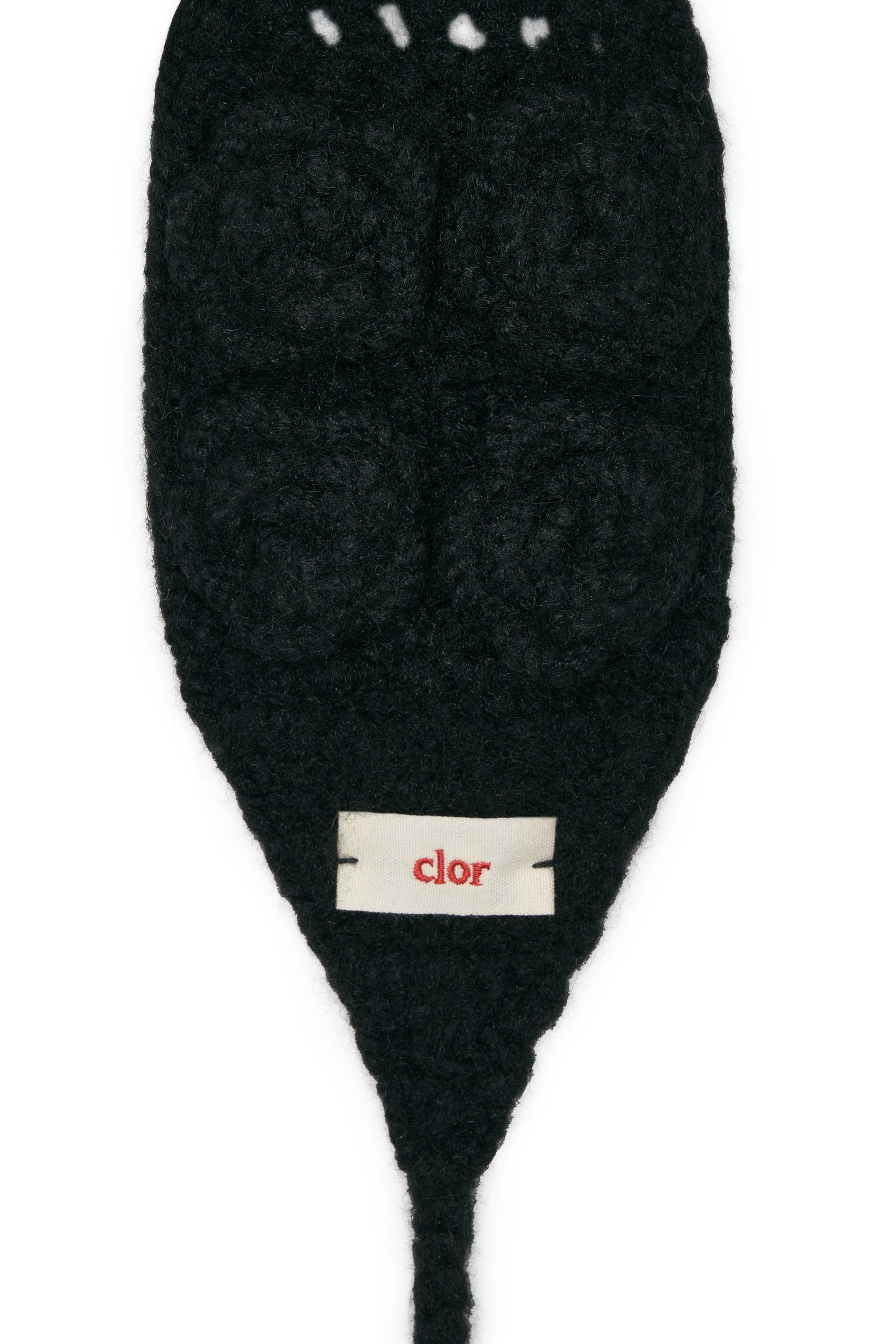 ที่ปิดหูกันหนาว HANDMADE FLOWER CROCHET EARMUFF - BLACK