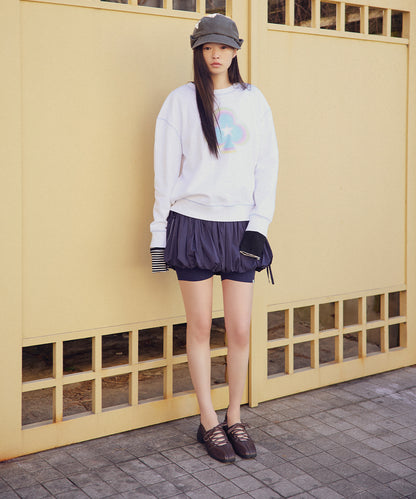 รองเท้าผ้าใบ BLISS HEEL LACEUP SNEAKERS - CHOCO