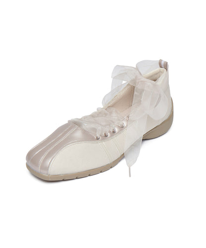 รองเท้าผ้าใบ BLISS LACEUP SNEAKERS - PINK