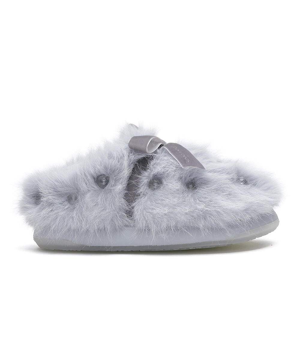 รองเท้าเปิดส้น X SUSAN FANG FURRY MULE - BLUE